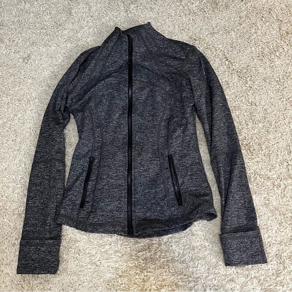 lululemon grey define jacket size 6